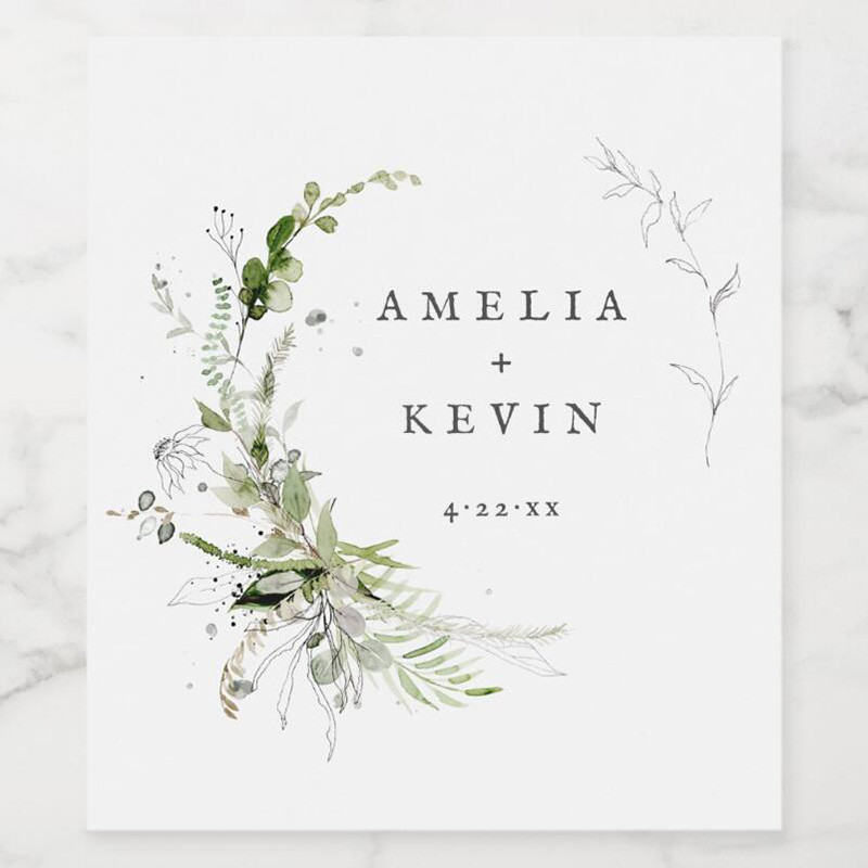 Bottle Packaging Stickers, Custom Labels with Any Text, Perfect for Party, Event, or Gift Packaging