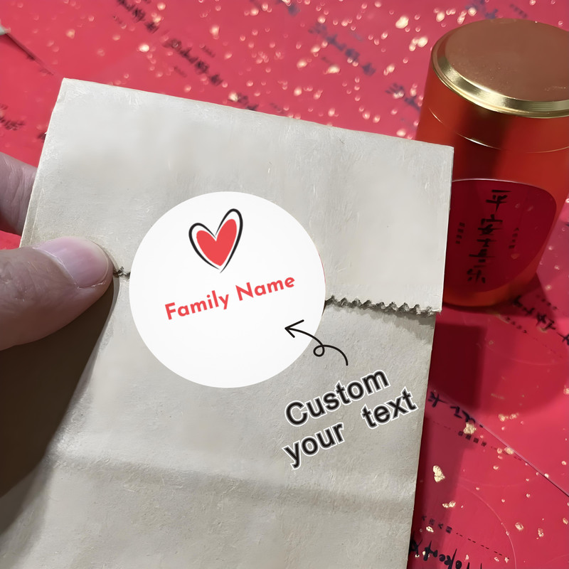 Personalized Stickers, Ideal for Christmas, Birthdays, Weddings, Baptisms, Anniversaries, and Thank You Gifts