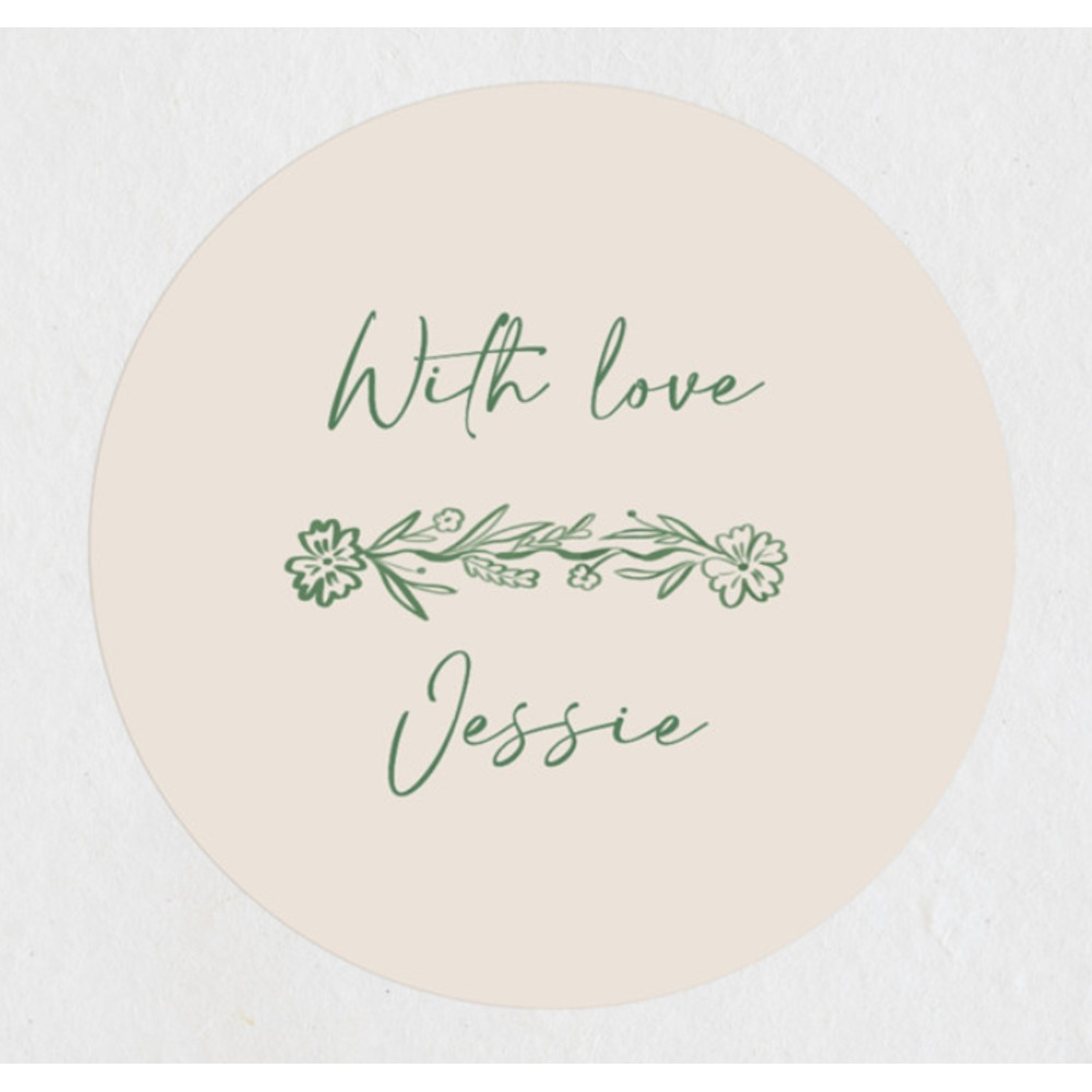 Personalized Stickers, Ideal for Christmas, Birthdays, Weddings, Baptisms, Anniversaries, and Thank You Gifts