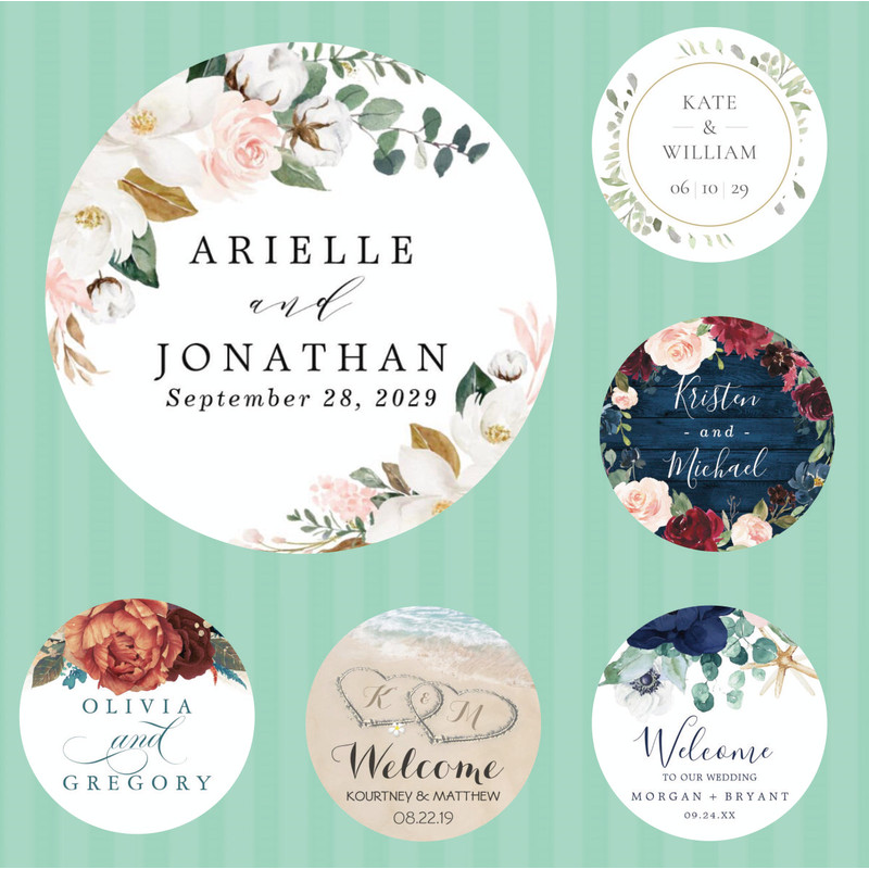 Custom Design Stickers, Upload Your Picture or Logo, Personalized Labels for Parties, Durable Adhesive Stickers for Gift