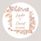 Customized Wedding Stickers, Pampas Grass Labels, Personalised Birthday Baptism Stickers, Party Sealing Decor Supplies