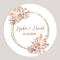 Customized Wedding Stickers, Pampas Grass Labels, Personalised Birthday Baptism Stickers, Party Sealing Decor Supplies