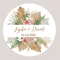 Customized Wedding Stickers, Pampas Grass Labels, Personalised Birthday Baptism Stickers, Party Sealing Decor Supplies