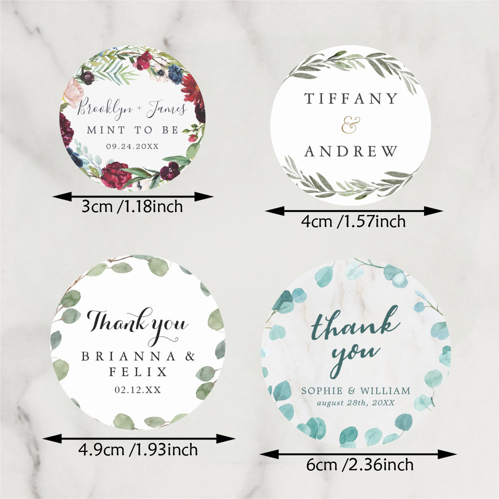 Personalized Stickers, Custom Gift Labels for Birthdays, Weddings, Parties, Baptisms, and Special Occasions