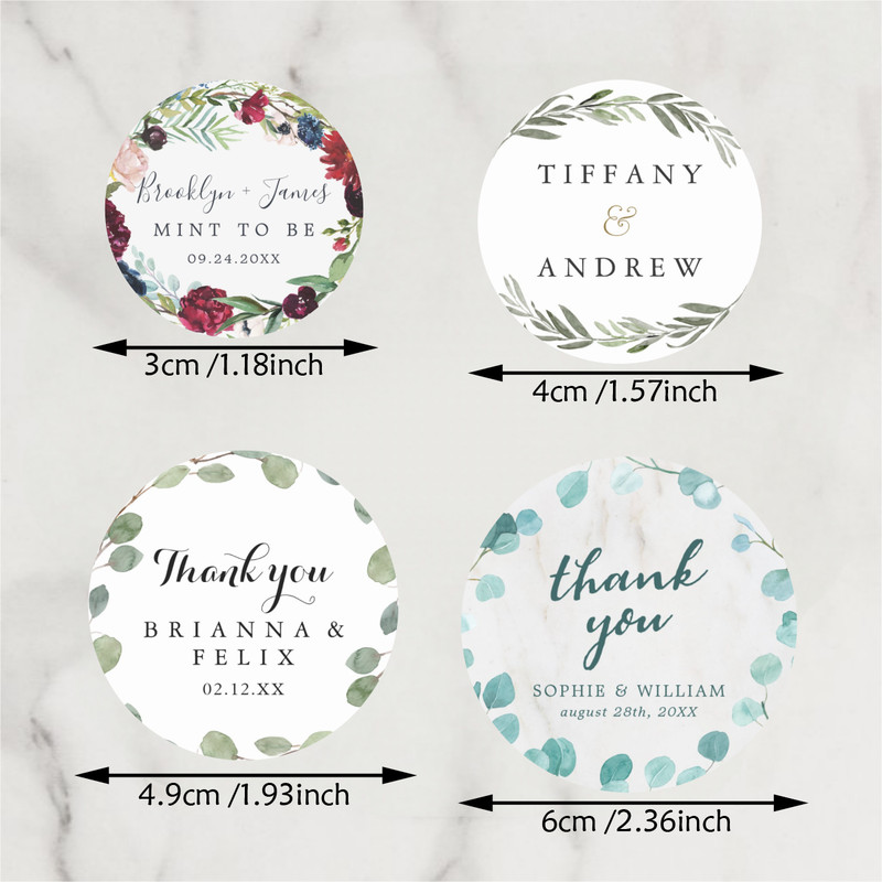 Personalized Stickers, Custom Gift Labels for Birthdays, Weddings, Parties, Baptisms, and Special Occasions