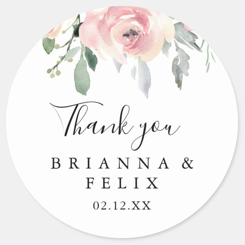 Floral Frame Stickers, Custom Happy Stickers, Self Adhesive Seal Label Sticker, Handmade Bag Decor, Festival Party Gift