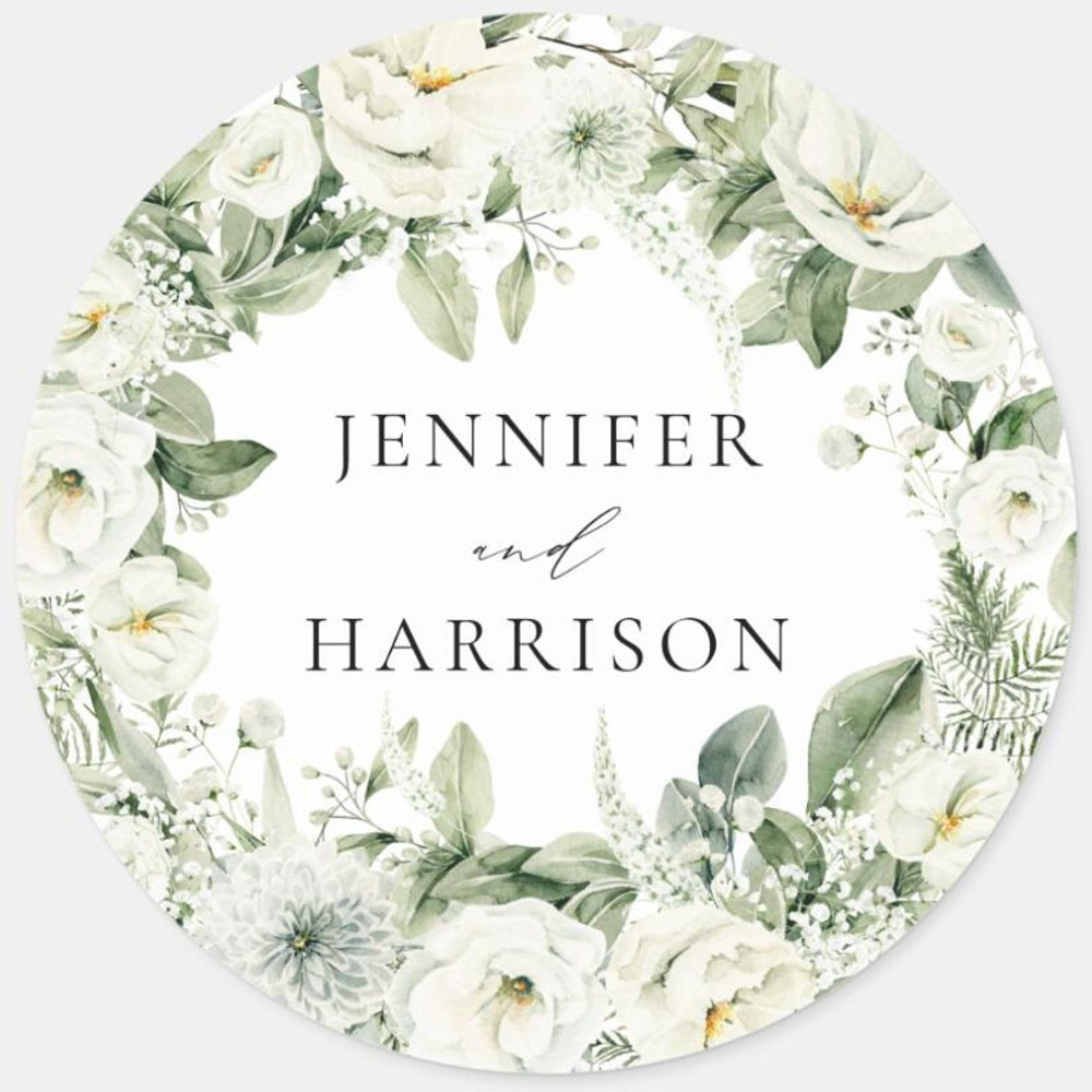 Floral Frame Stickers, Custom Happy Stickers, Self Adhesive Seal Label Sticker, Handmade Bag Decor, Festival Party Gift