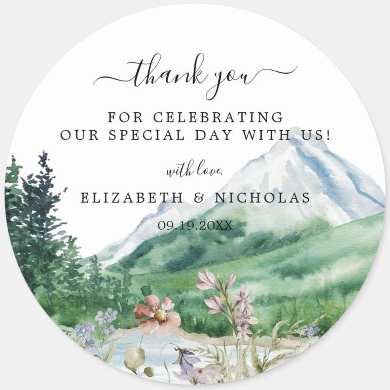 Floral Frame Stickers, Custom Happy Stickers, Self Adhesive Seal Label Sticker, Handmade Bag Decor, Festival Party Gift