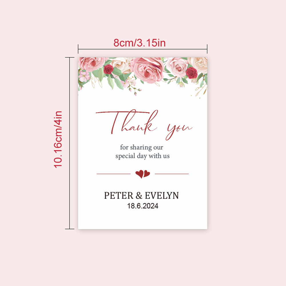 Personalized Wine Bottle Stickers Waterproof Customized Labels Elegant Wedding And Anniversary Gift 1