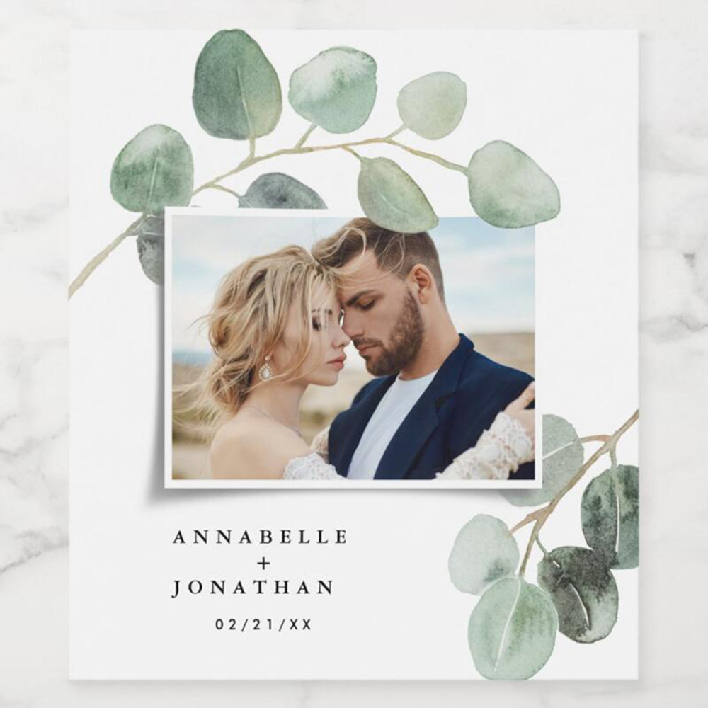 Wine Labels, Photo Wine Label, Minimalist Wedding Favor, Custom Wine Label, Personalized Gift, Wine Gift Label