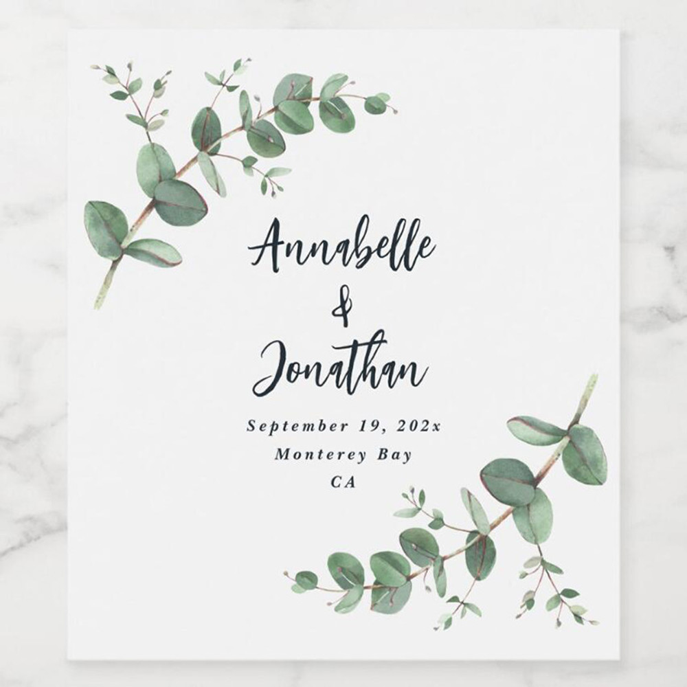 Wine Labels, Photo Wine Label, Minimalist Wedding Favor, Custom Wine Label, Personalized Gift, Wine Gift Label