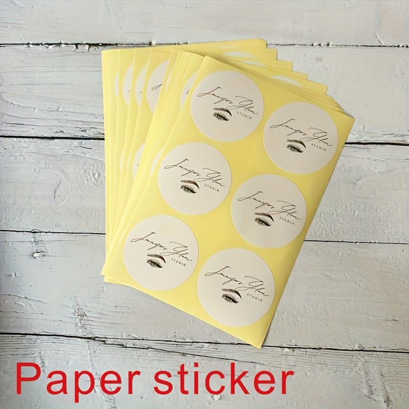 Multi Color Logo Custom Stickers, Waterproof Durable Labels, Personalized Photo Stickers for Business Gifts and Events