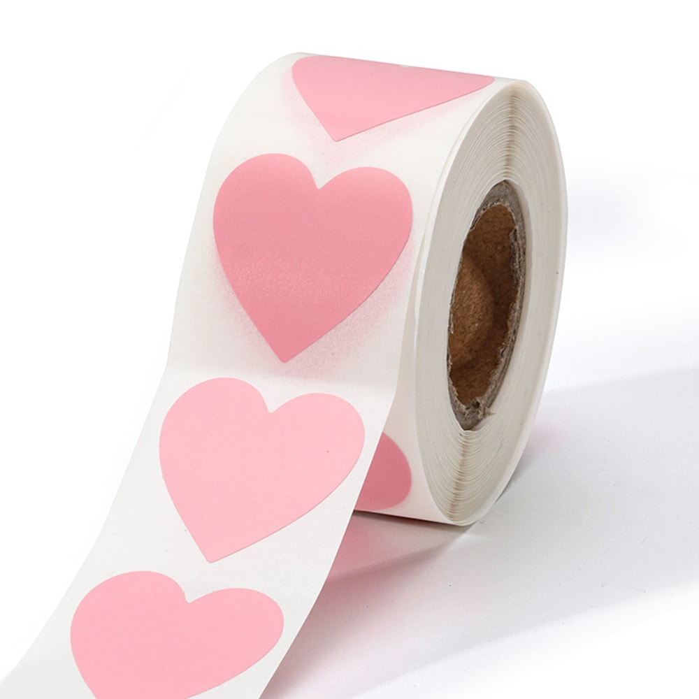 Valentine's Day Stickers, Heart Shape Stickers, Birthday Party Seal Labels, Tag FAVORS Labels, Good Cute Stickers Box