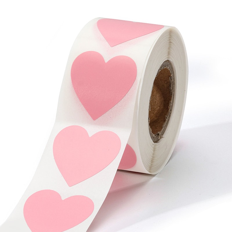 Valentine's Day Stickers, Heart Shape Stickers, Birthday Party Seal Labels, Tag FAVORS Labels, Good Cute Stickers Box