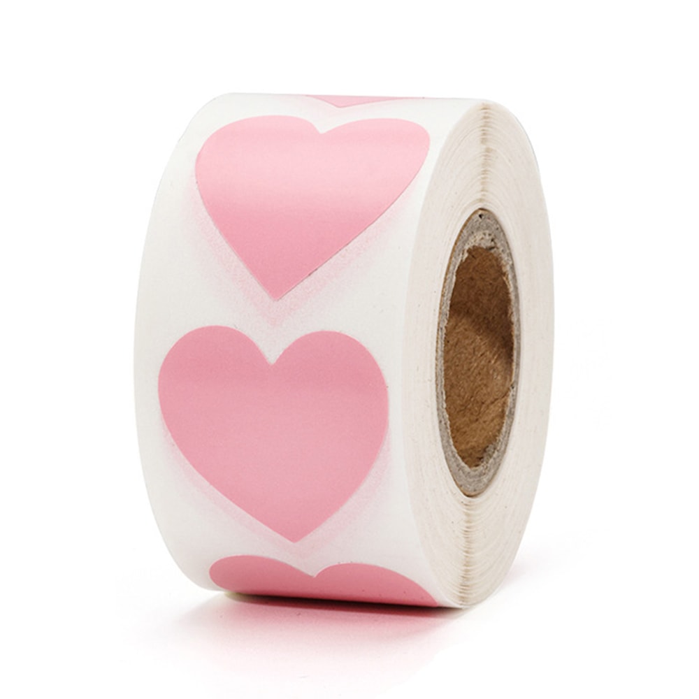 Valentine's Day Stickers, Heart Shape Stickers, Birthday Party Seal Labels, Tag FAVORS Labels, Good Cute Stickers Box