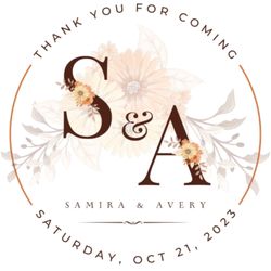 personalized wedding stickers, party favor gift labels, custom invitation seals for events