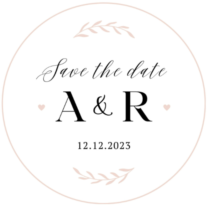 Personalized Wedding Stickers, Party Favor Gift Labels, Custom Invitation Seals for Events