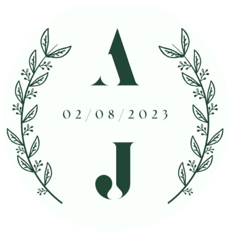 Personalized Wedding Stickers, Party Favor Gift Labels, Custom Invitation Seals for Events