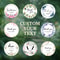 Custom Round Label Stickers Personalized Stickers Of Name Date Thank You For Wedding Party Favors B 0