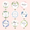 Custom Round Label Stickers Personalized Stickers Of Name Date Thank You For Wedding Party Favors B 3