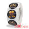 Round Happy Birthday Stickers, New Styles Gift Decoration Supplies, Cute Party Greeting Card Tags