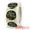 Round Happy Birthday Stickers, New Styles Gift Decoration Supplies, Cute Party Greeting Card Tags