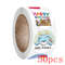 Round Happy Birthday Stickers, New Styles Gift Decoration Supplies, Cute Party Greeting Card Tags