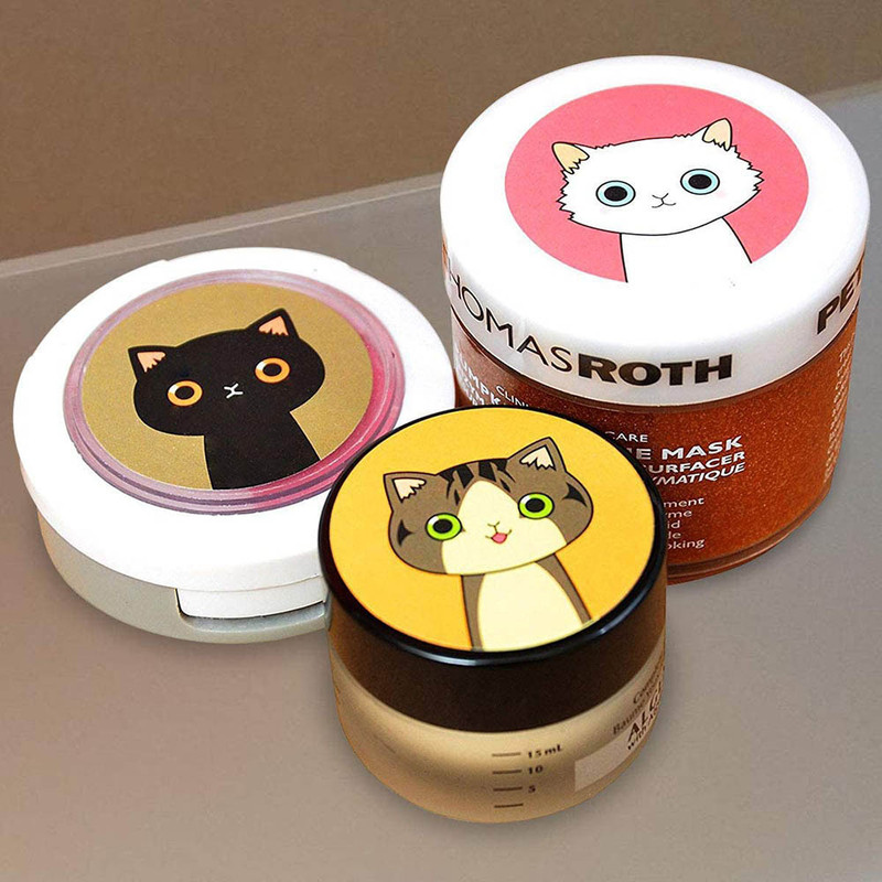 Animal Cartoon Stickers, Cute Cat Label Pack, Reward Stickers for School, Thank You Gift Decoration Stickers