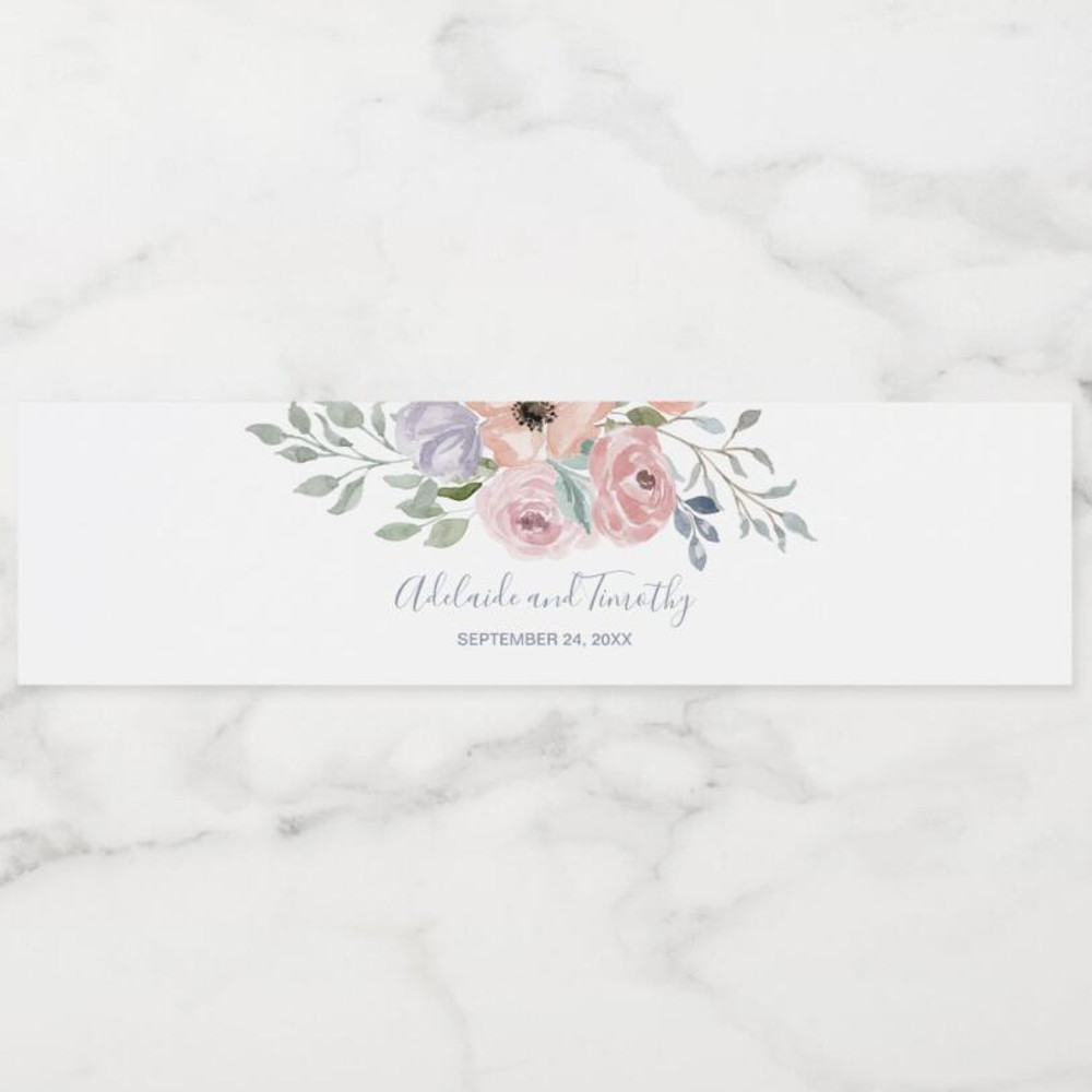 Personalized Bottle Label, Custom Pieces, Celebration Label, Custom Name Text Sticker, Wedding Birthday Christening Deco