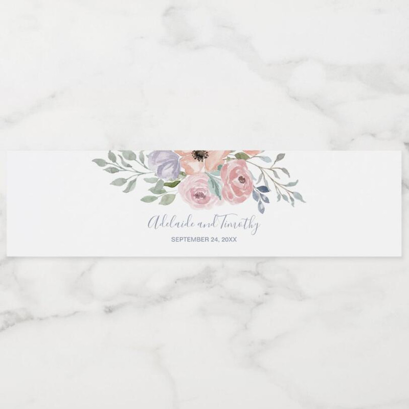 Personalized Bottle Label, Custom Pieces, Celebration Label, Custom Name Text Sticker, Wedding Birthday Christening Deco