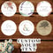 Tailored Milestone Stickers, Custom Designs for Business Anniversaries, Graduation Parties, and Gift Wrapping