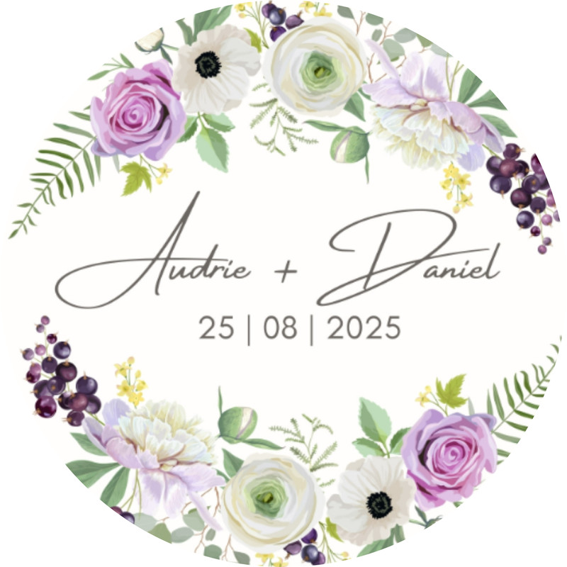 Personalised Invitation Seals, Custom Wedding Stickers, Party Gift Labels, Birthday Favor Tags