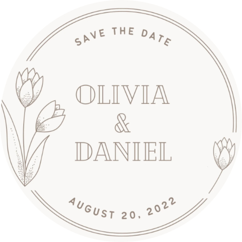 Personalised Invitation Seals, Custom Wedding Stickers, Party Gift Labels, Birthday Favor Tags