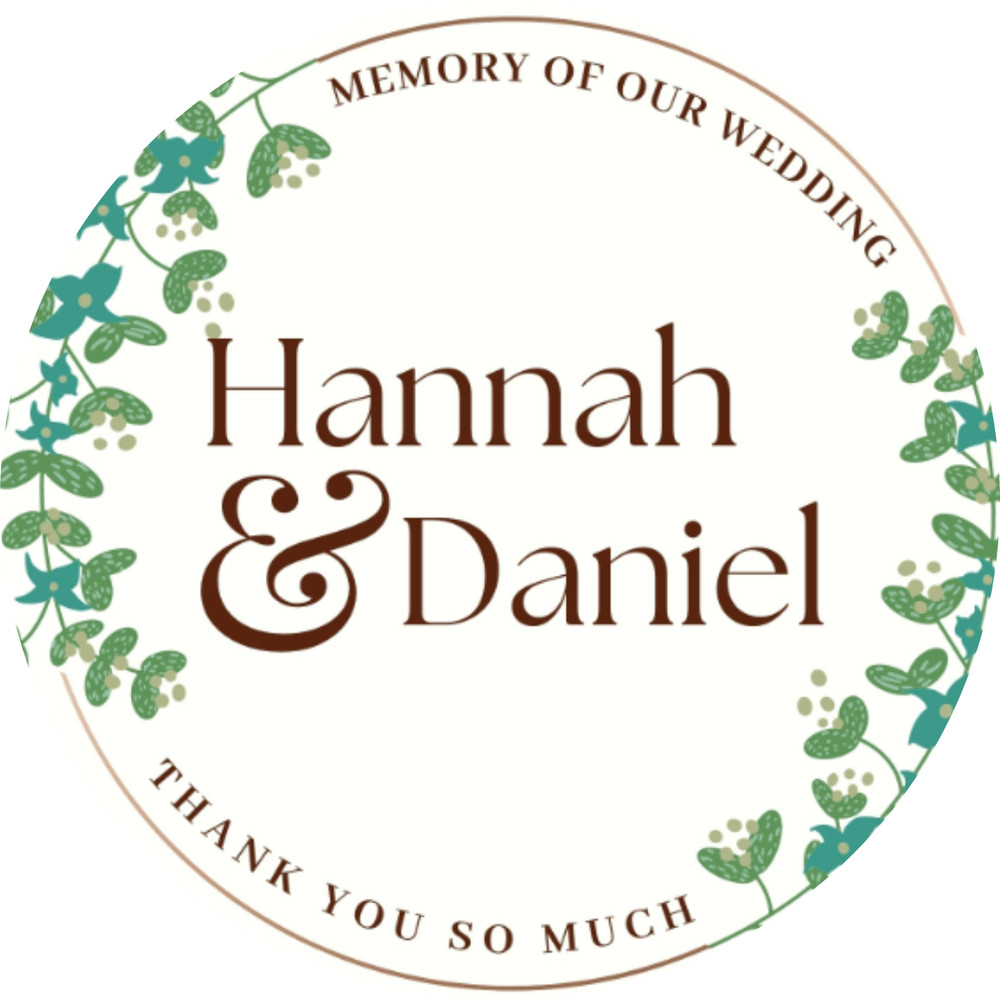 Personalised Invitation Seals, Custom Wedding Stickers, Party Gift Labels, Birthday Favor Tags