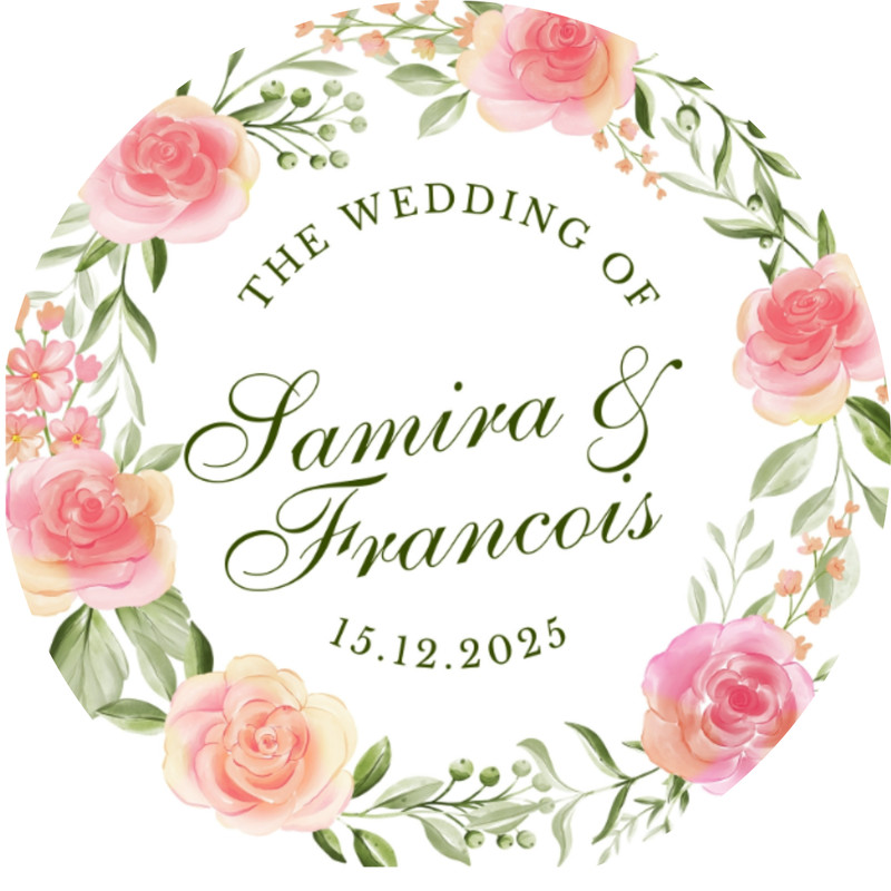 Personalised Invitation Seals, Custom Wedding Stickers, Party Gift Labels, Birthday Favor Tags