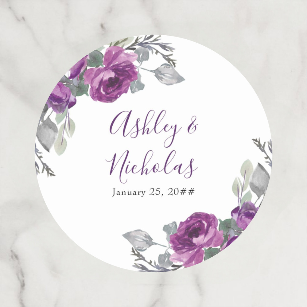 Personalized Circular Stickers, Custom Wedding Thank You Labels, Ideal for Birthdays, Baptisms, and Anniversary Gifts