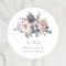 Personalized Circular Stickers, Custom Wedding Thank You Labels, Ideal for Birthdays, Baptisms, and Anniversary Gifts