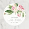 Personalized Circular Stickers, Custom Wedding Thank You Labels, Ideal for Birthdays, Baptisms, and Anniversary Gifts