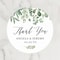 Personalized Circular Stickers, Custom Wedding Thank You Labels, Ideal for Birthdays, Baptisms, and Anniversary Gifts