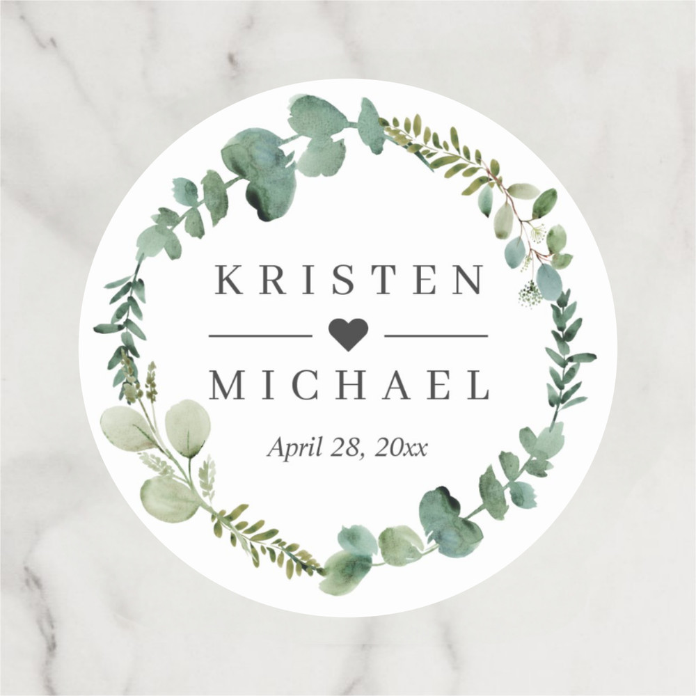 Personalized Circular Stickers, Custom Wedding Thank You Labels, Ideal for Birthdays, Baptisms, and Anniversary Gifts