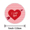 Valentine's Day Stickers, I Love You Heart Labels, Love Thank You Tags, Sealing Labels Gifts, Wedding Party Decorations