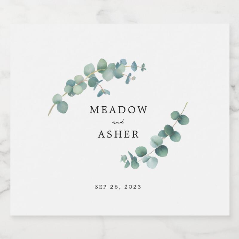 Personalized Wine Labels, Custom Wine Stickers for Birthday, Holiday, or Business Gifts, Add Recipient Name and Message