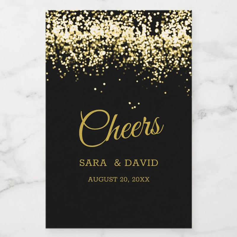 Personalized Wine Labels, Custom Wine Stickers for Birthday, Holiday, or Business Gifts, Add Recipient Name and Message