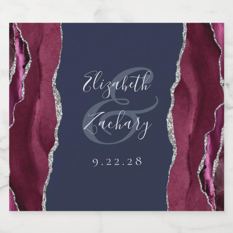 Personalized Wine Labels, Custom Wine Stickers for Birthday, Holiday, or Business Gifts, Add Recipient Name and Message
