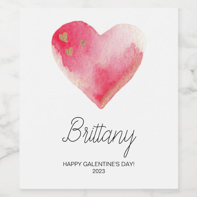 Personalized Wine Labels, Custom Wine Stickers for Birthday, Holiday, or Business Gifts, Add Recipient Name and Message