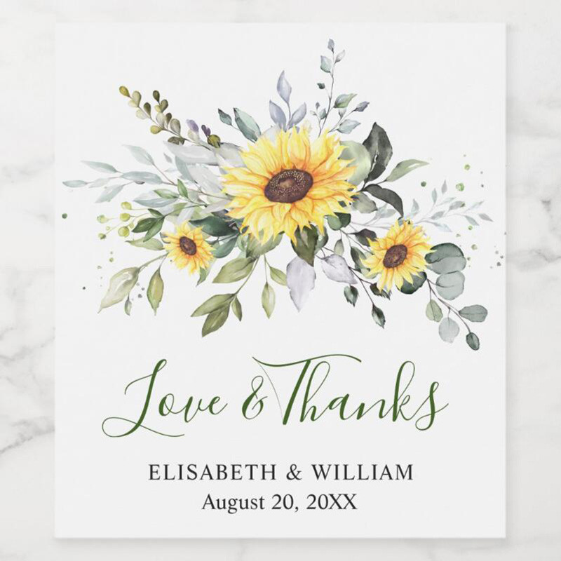 Personalized Wine Labels, Custom Wine Stickers for Birthday, Holiday, or Business Gifts, Add Recipient Name and Message