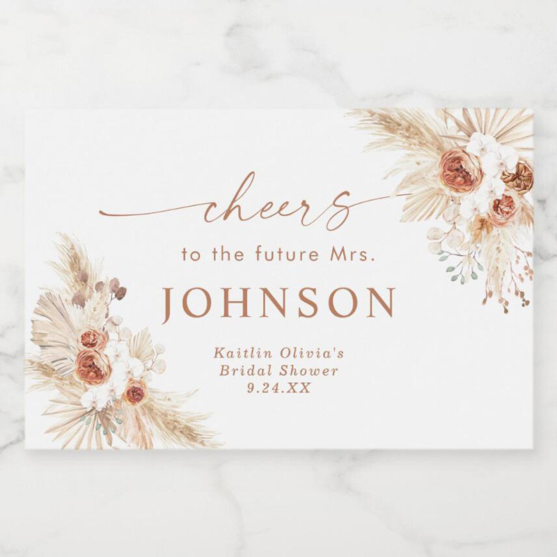 Personalized Wine Labels, Custom Wine Stickers for Birthday, Holiday, or Business Gifts, Add Recipient Name and Message