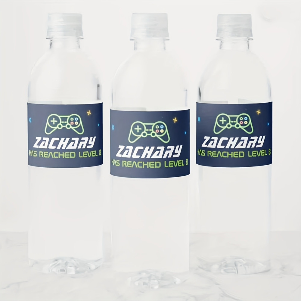 Custom Water Bottle Labels Stickers Self Adhesive Candy Wrap Bridal Shower Decor Personalized Text