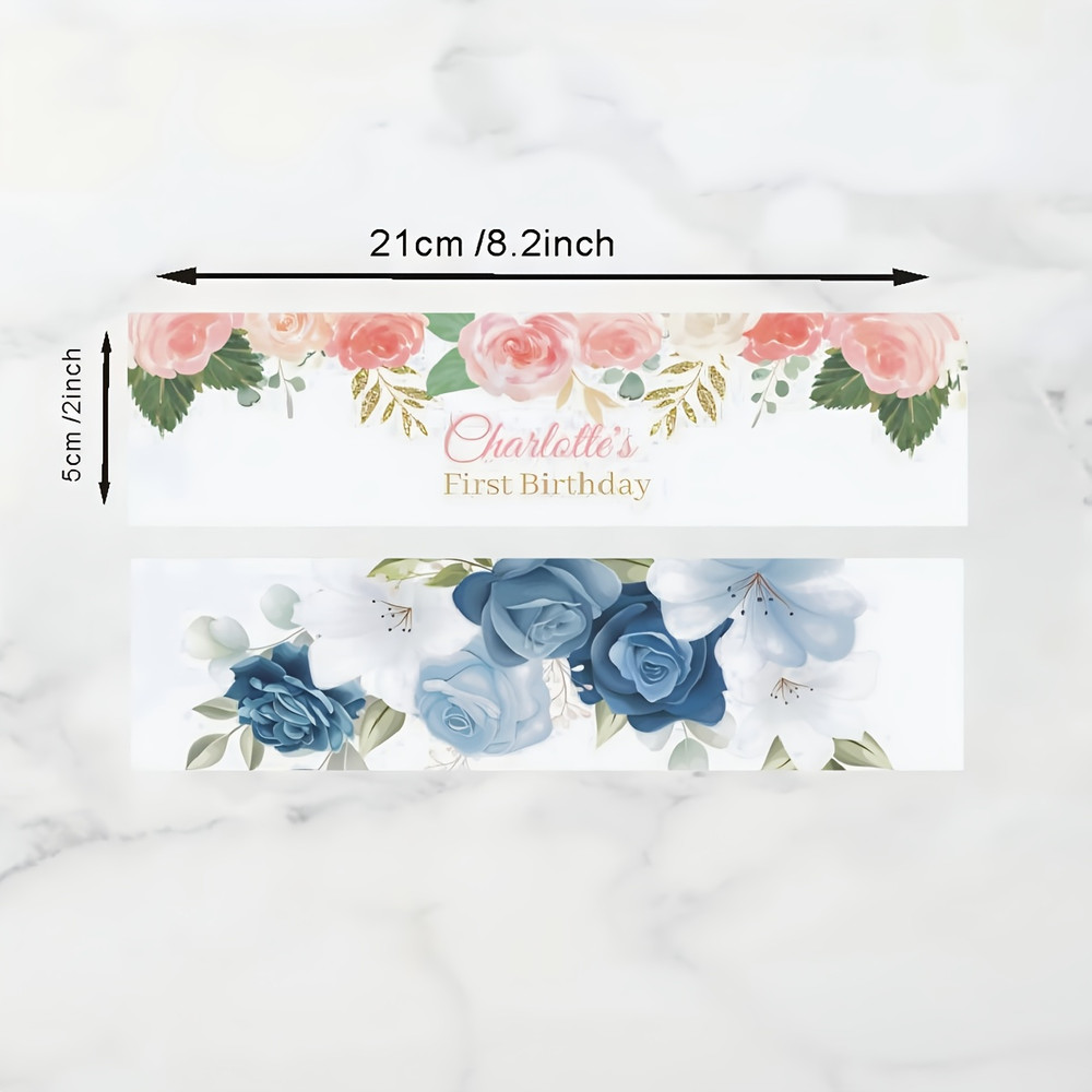 Custom Water Bottle Labels Stickers Self Adhesive Candy Wrap Bridal Shower Decor Personalized Text