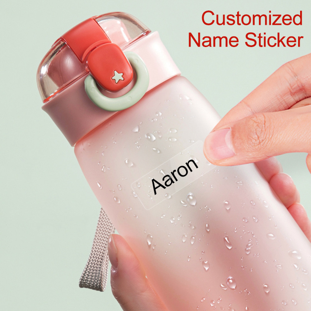 Waterproof Name Tags For School Personalized Transparent Stickers Kids Crafts And Sports Bottles La 0